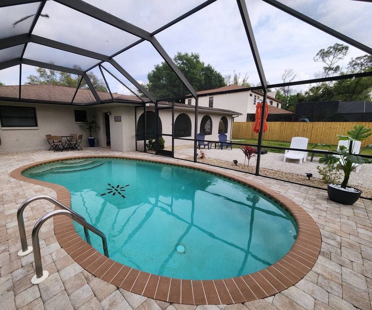 Refreshing swimming pool