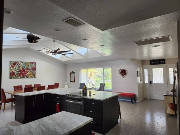 Fully equipped modern kitchen